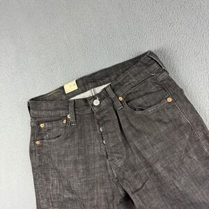 Levis 501 Jean Mens 30x34 Black Straight Leg Regular Fit Button Fly Original NWT